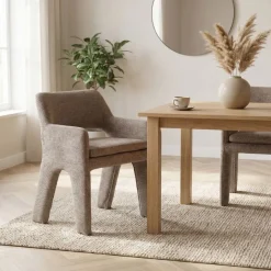 Eetkamerstoelen<VTwonen Eetkamerstoel Bigfoot Taupe