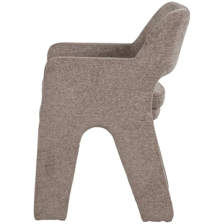 Eetkamerstoelen<VTwonen Eetkamerstoel Bigfoot Taupe
