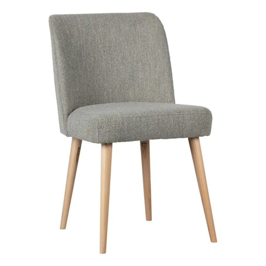 Eetkamerstoelen<VTwonen Eetkamerstoel Force Grijs
