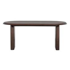 Eettafels<VTwonen Eettafel Ellips Bruin - 180x90 cm