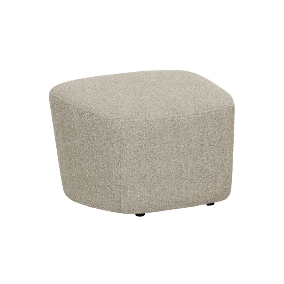 Voetenbanken|Fauteuils<VTwonen Hocker Lofty Beige