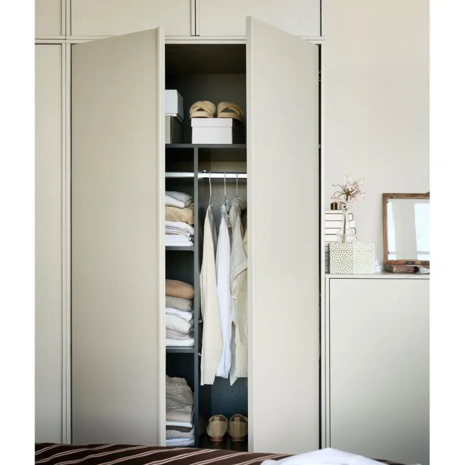 Kledingkasten<VTwonen Kast Daily Greige - 100x50x58 cm