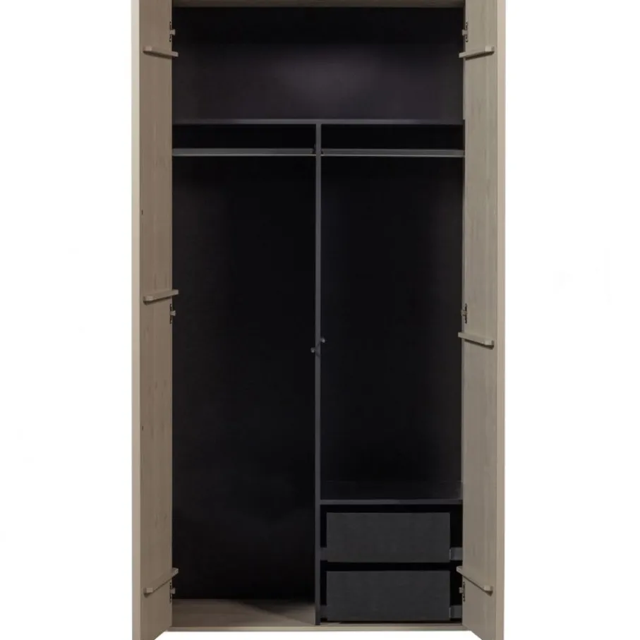 Kledingkasten<VTwonen Kast Daily Greige - 100x200x58 cm