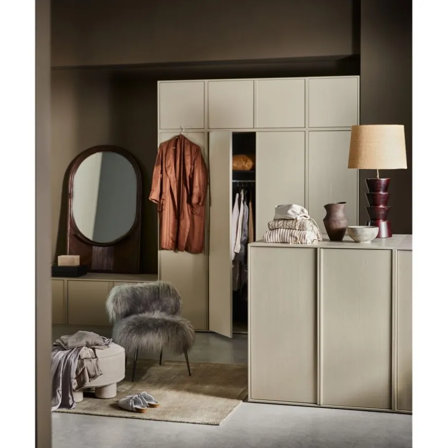 Kledingkasten<VTwonen Kast Daily Greige - 50x200x58 cm