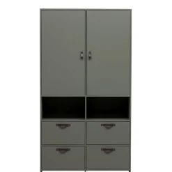 Kledingkasten<VTwonen Kledingkast Stage Groen - 103x185x40 cm