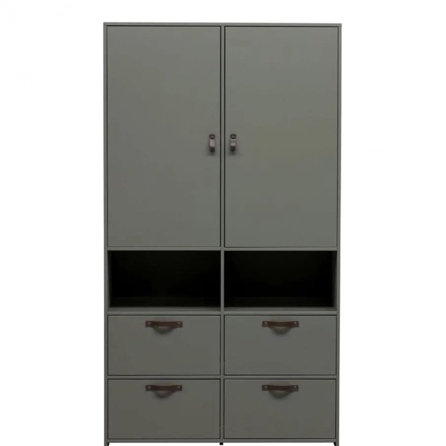 Kledingkasten<VTwonen Kledingkast Stage Groen - 103x185x40 cm