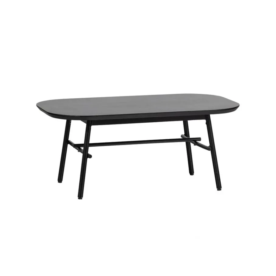 Salontafels<VTwonen Salontafel Elegance Zwart - 100x60 cm