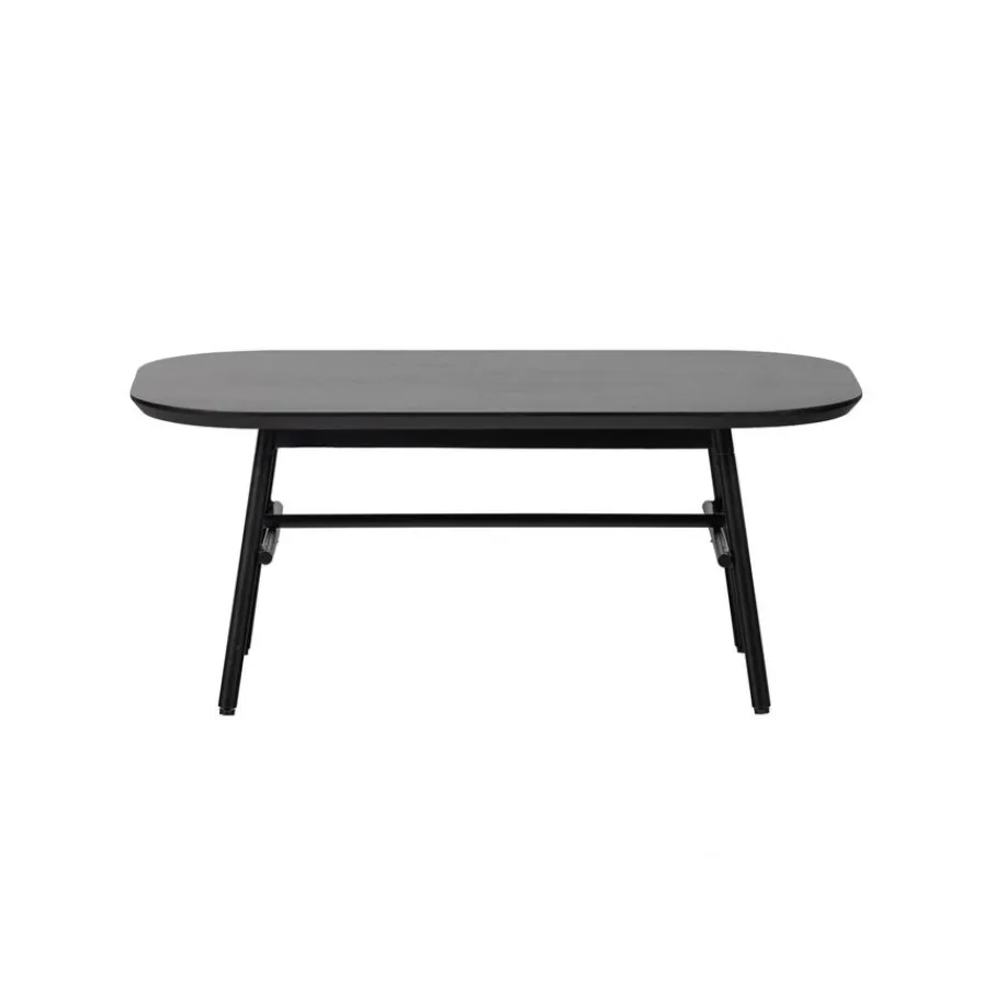 Salontafels<VTwonen Salontafel Elegance Zwart - 100x60 cm