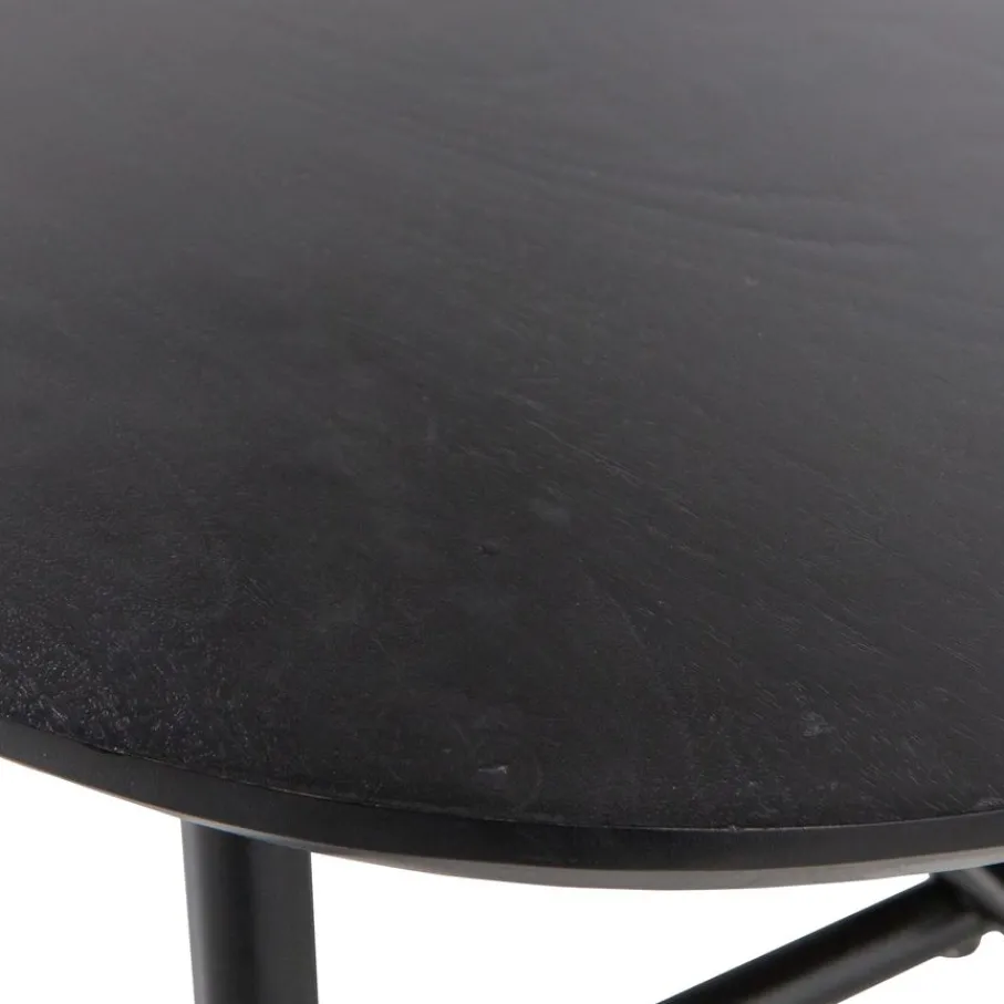 Salontafels<VTwonen Salontafel Elegance Zwart - 100x60 cm