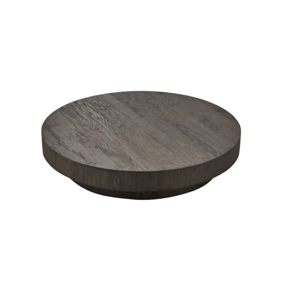 Salontafels<VTwonen Salontafel Shield Too Donkerbruin - Ø 100 cm