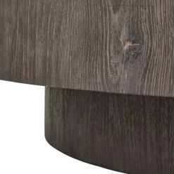 Salontafels<VTwonen Salontafel Shield Too Donkerbruin - Ø 100 cm