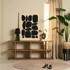 Sidetables|Dressoirs< Wandkast Anam Bruin - 170x70x28 cm