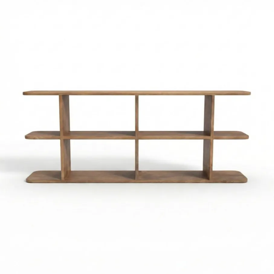 Sidetables|Dressoirs< Wandkast Anam Bruin - 170x70x28 cm