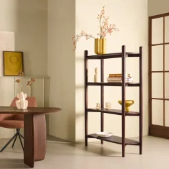 Boekenkasten|Wandkasten< Wandkast Boogie Donkerbruin - 110x170x40 cm