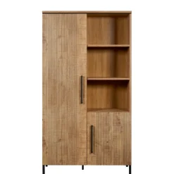 Wandkasten< Wandkast Culemborg Naturel - 109x200x45 cm