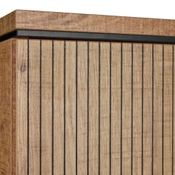 Wandkasten< Wandkast Culemborg Naturel - 109x200x45 cm