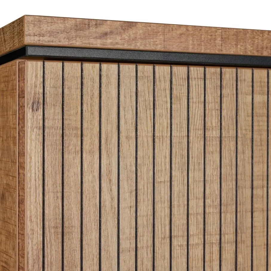 Wandkasten< Wandkast Culemborg Naturel - 109x200x45 cm