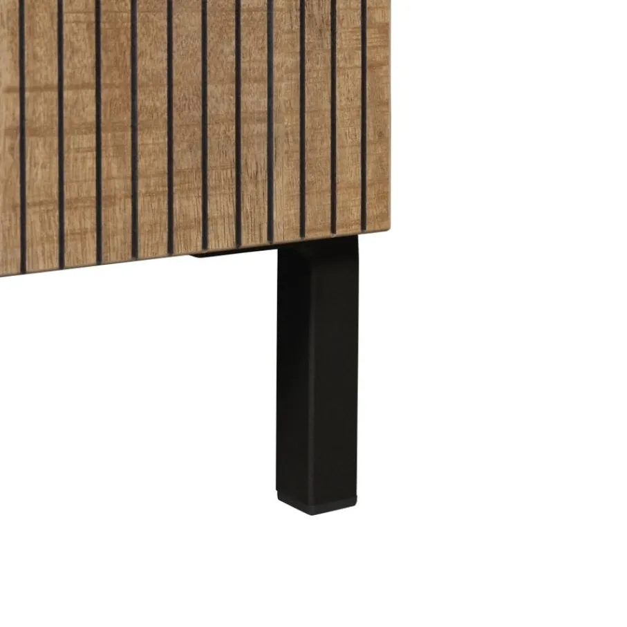 Wandkasten< Wandkast Culemborg Naturel - 109x200x45 cm