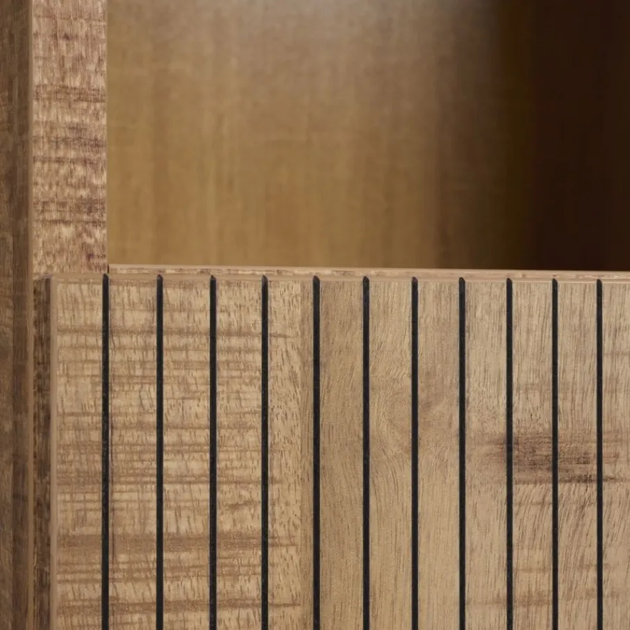 Wandkasten< Wandkast Culemborg Naturel - 60x200x45 cm