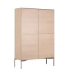 Wandkasten< Wandkast Fado Naturel - 110x170x42 cm