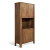 Wandkasten< Wandkast Liam Kastanjebruin - 90x180x40 cm