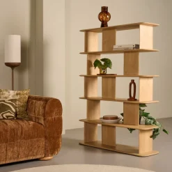 Boekenkasten|Wandkasten< Wandkast Pindo Naturel - 120x165x35 cm