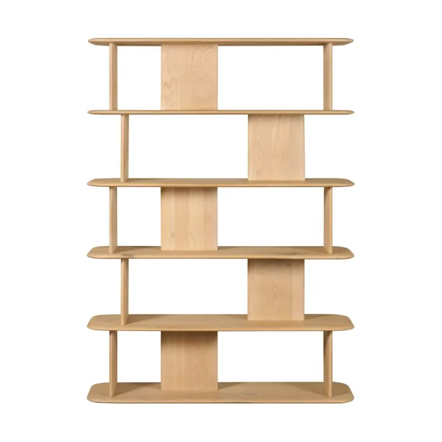Boekenkasten|Wandkasten< Wandkast Pindo Naturel - 120x165x35 cm
