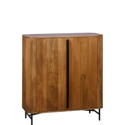 Wandkasten< Wandkast Rego Bruin - 90x100x40 cm