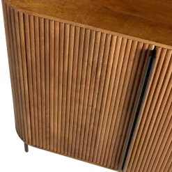 Wandkasten< Wandkast Rego Bruin - 90x100x40 cm