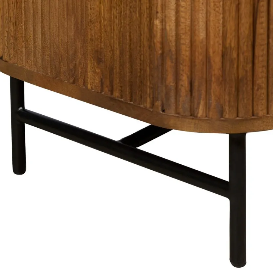 Wandkasten< Wandkast Rego Bruin - 90x100x40 cm