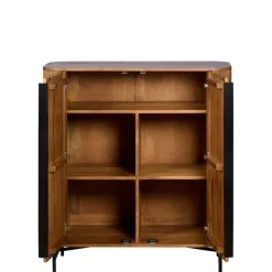 Wandkasten< Wandkast Rego Bruin - 90x100x40 cm