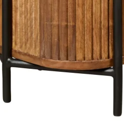 Boekenkasten|Wandkasten< Wandkast Rego Bruin - 98x171x35 cm