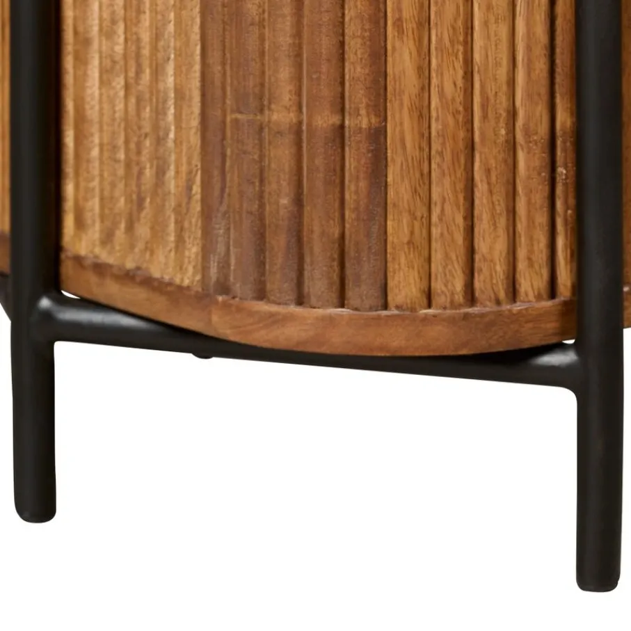 Boekenkasten|Wandkasten< Wandkast Rego Bruin - 98x171x35 cm