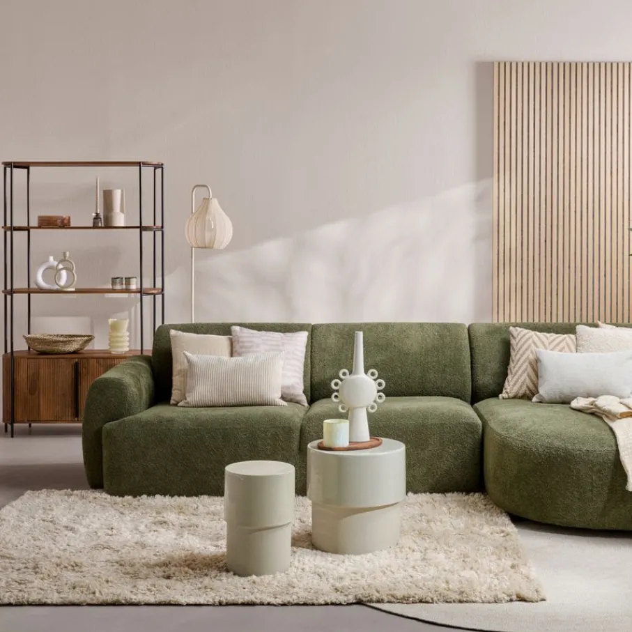 Boekenkasten|Wandkasten< Wandkast Rego Bruin - 98x171x35 cm