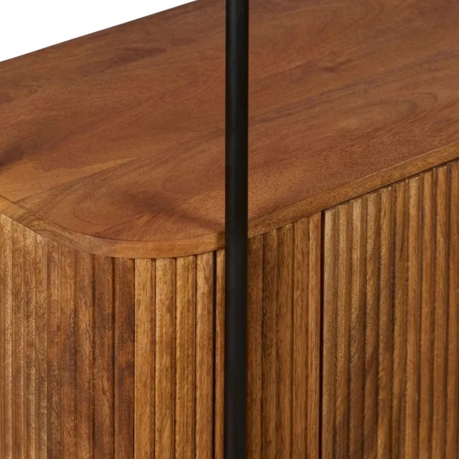 Boekenkasten|Wandkasten< Wandkast Rego Bruin - 98x171x35 cm
