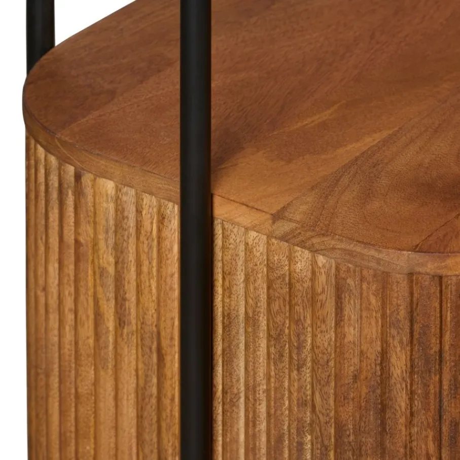 Boekenkasten|Wandkasten< Wandkast Rego Bruin - 98x171x35 cm