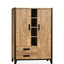 Wandkasten< Wandkast Tilburg Naturel - 120x170x45 cm