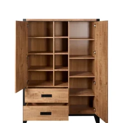 Wandkasten< Wandkast Tilburg Naturel - 120x170x45 cm