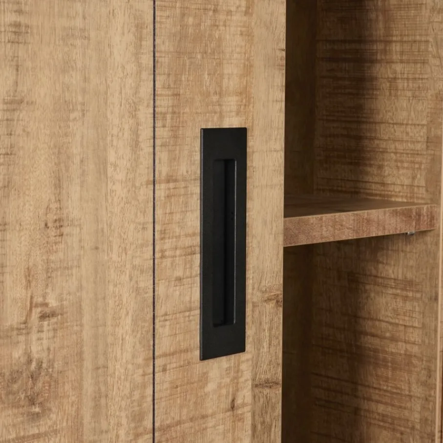 Wandkasten< Wandkast Tilburg Naturel - 120x170x45 cm