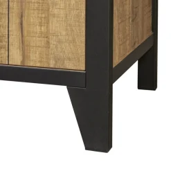 Wandkasten< Wandkast Tilburg Naturel - 109x190x45 cm