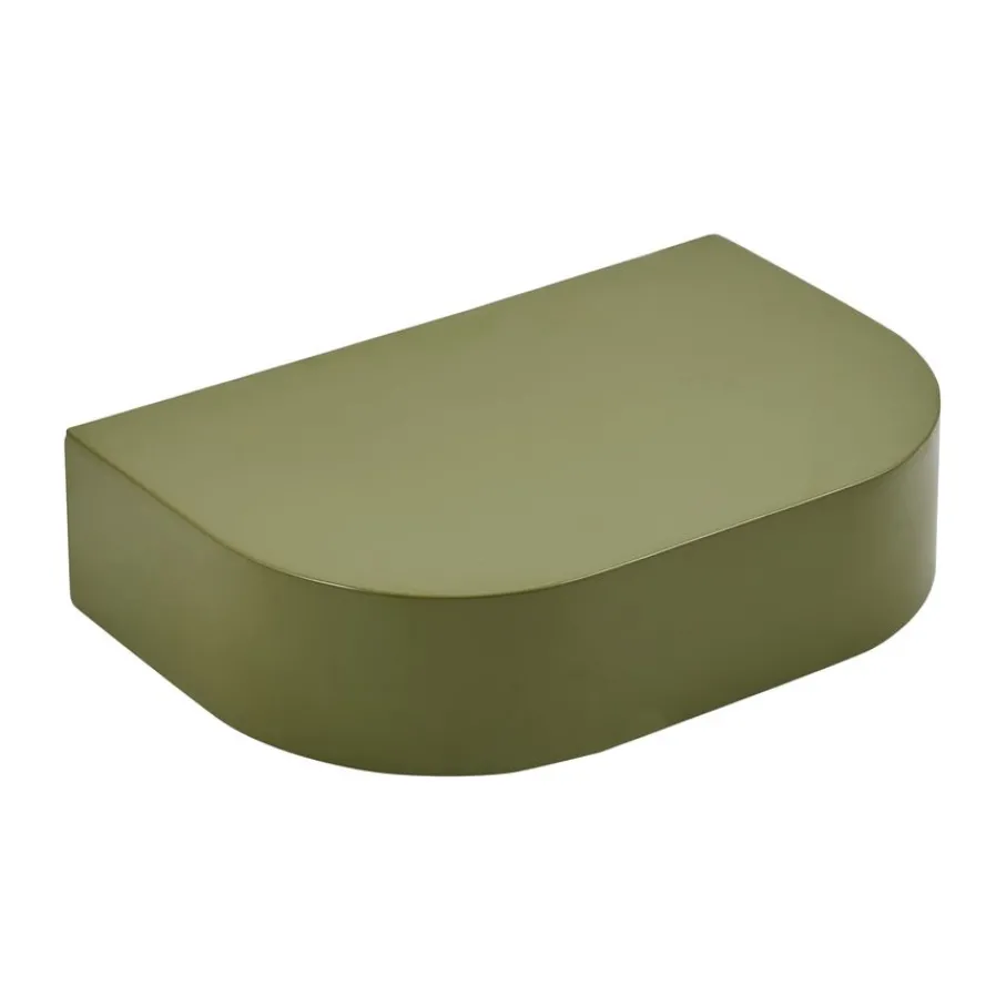 Wandrekken & Planken< Wandplank Disk Groen - 30x20 cm