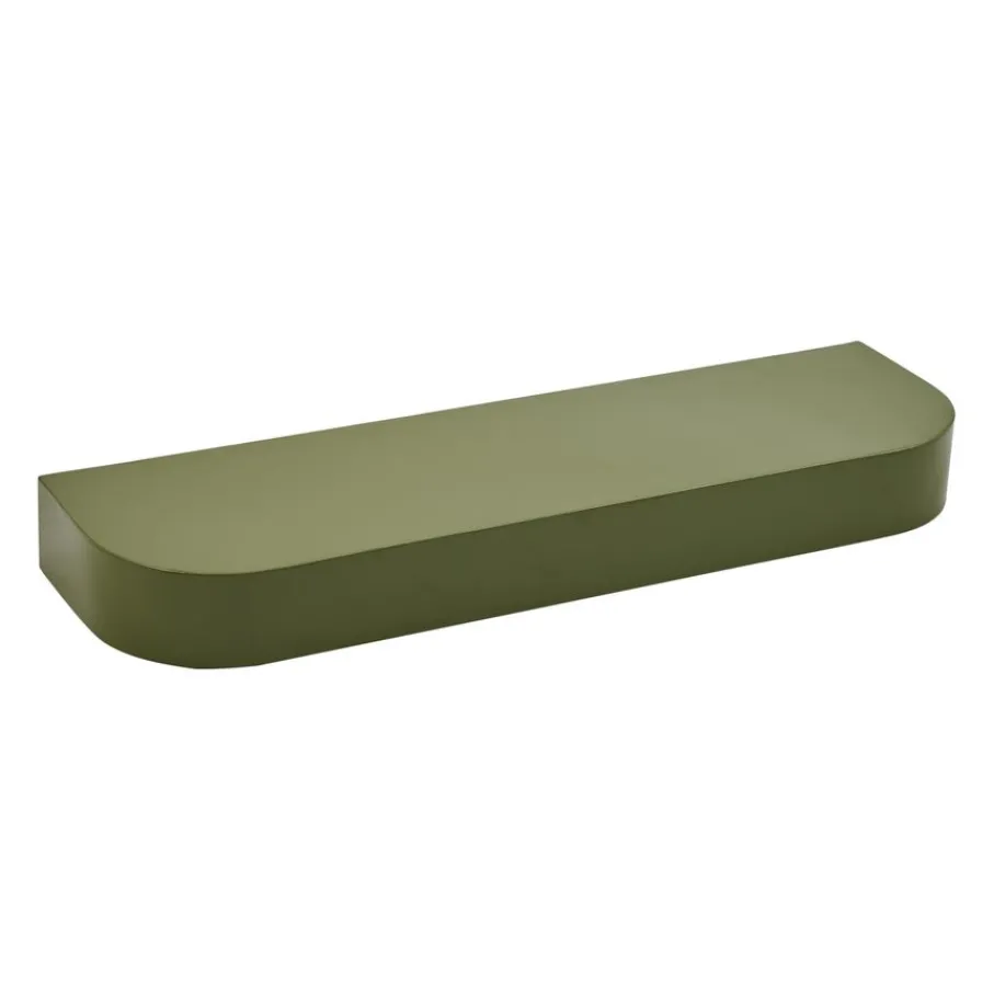 Wandrekken & Planken< Wandplank Disk Groen - 70x20 cm
