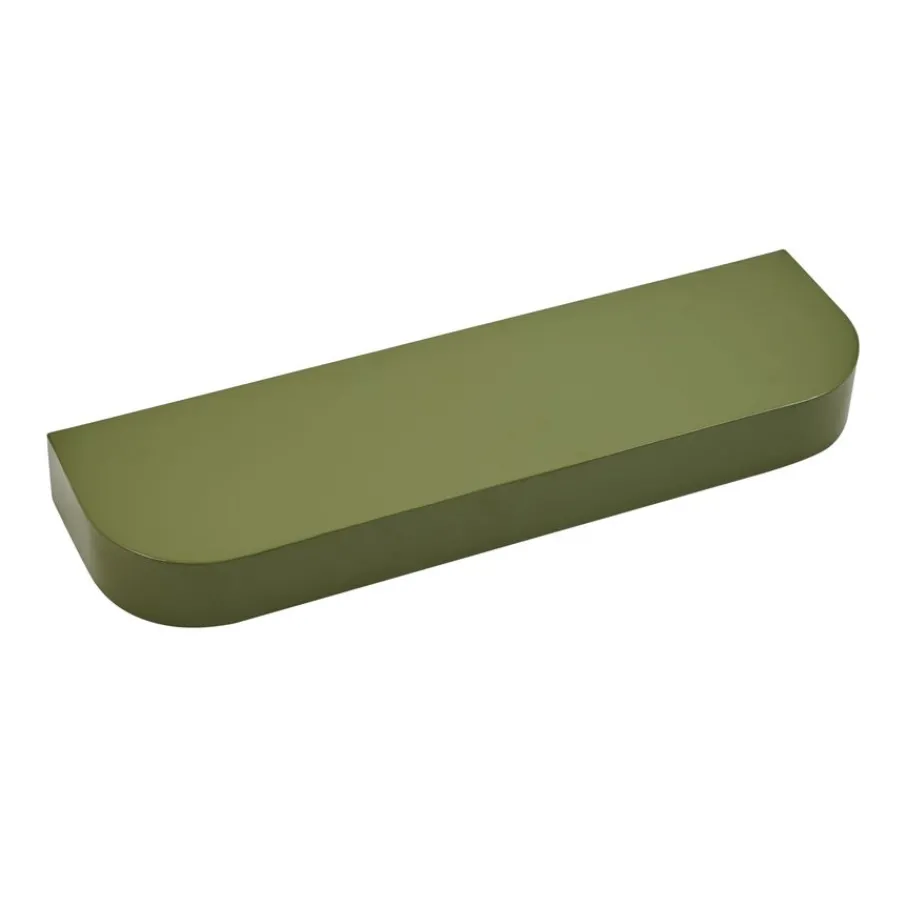 Wandrekken & Planken< Wandplank Disk Groen - 70x20 cm