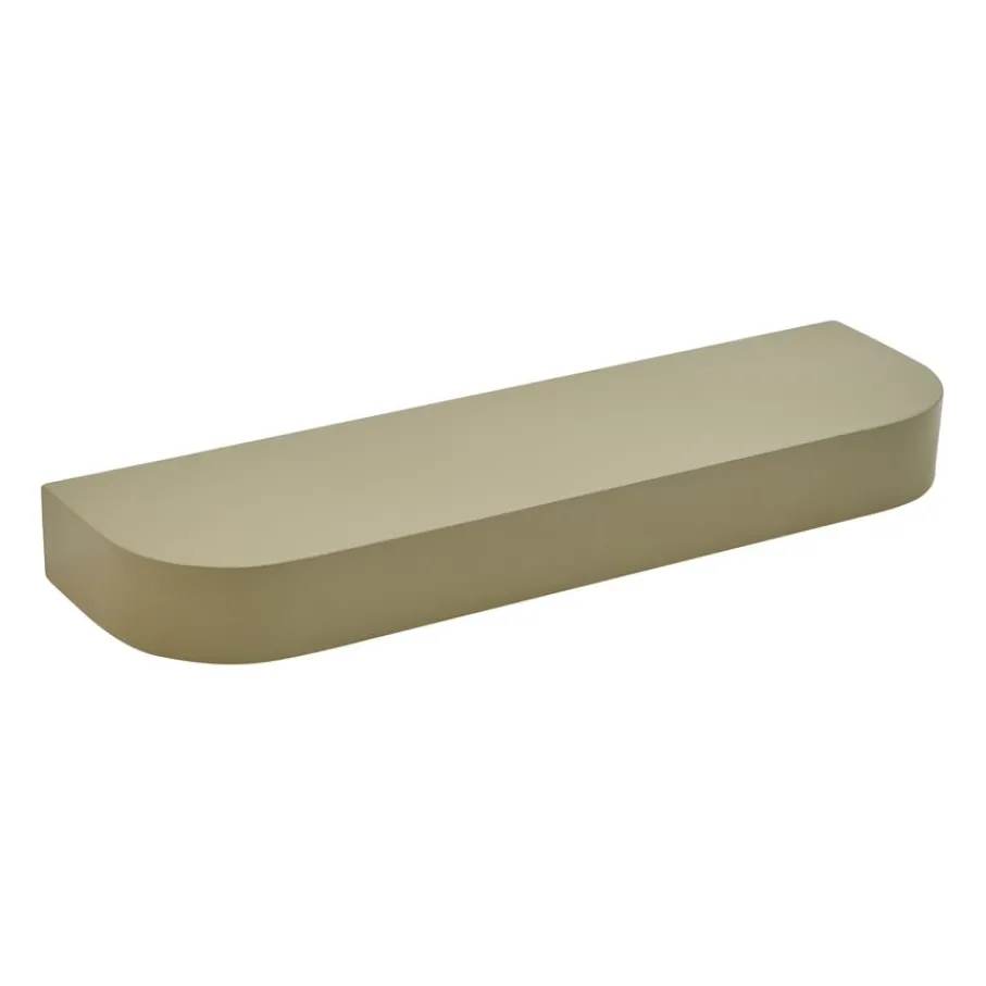 Wandrekken & Planken< Wandplank Disk Olijfgroen - 70x20 cm