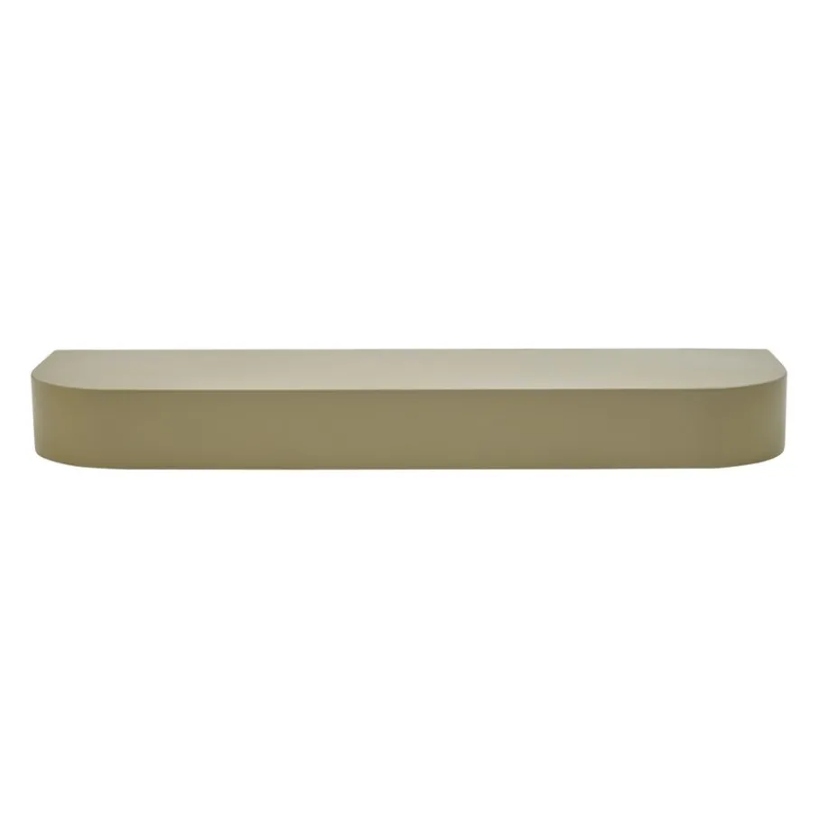 Wandrekken & Planken< Wandplank Disk Olijfgroen - 70x20 cm