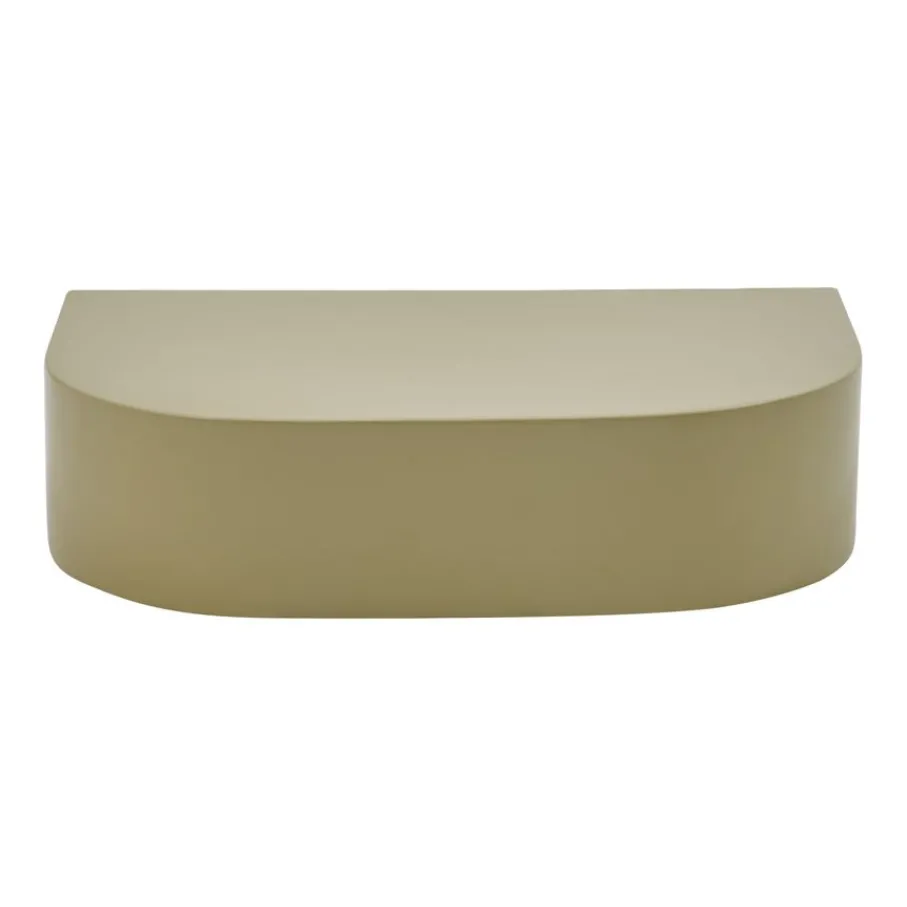 Wandrekken & Planken< Wandplank Disk Olijfgroen - 30x20 cm