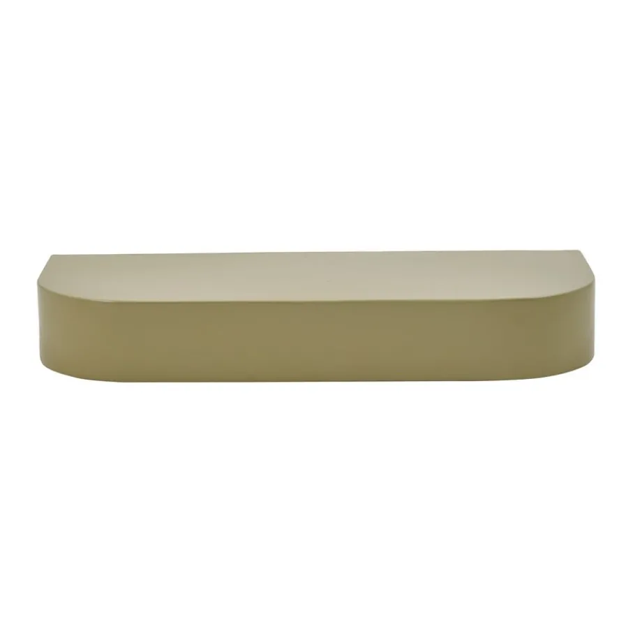 Wandrekken & Planken< Wandplank Disk Olijfgroen - 50x20 cm