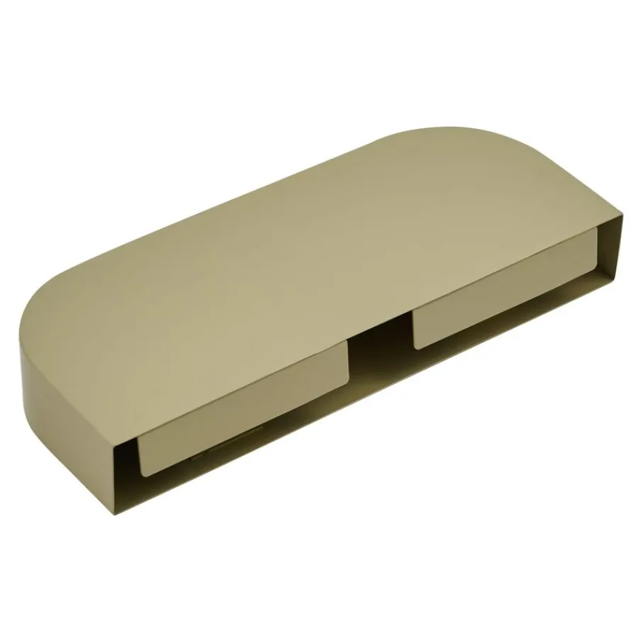 Wandrekken & Planken< Wandplank Disk Olijfgroen - 50x20 cm