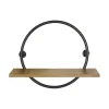 Wandrekken & Planken|Wandrekken< Wandrek Aurano Mango / Zwart - Ø 45 cm