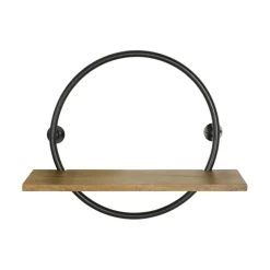 Wandrekken & Planken|Wandrekken< Wandrek Aurano Mango / Zwart - Ø 45 cm